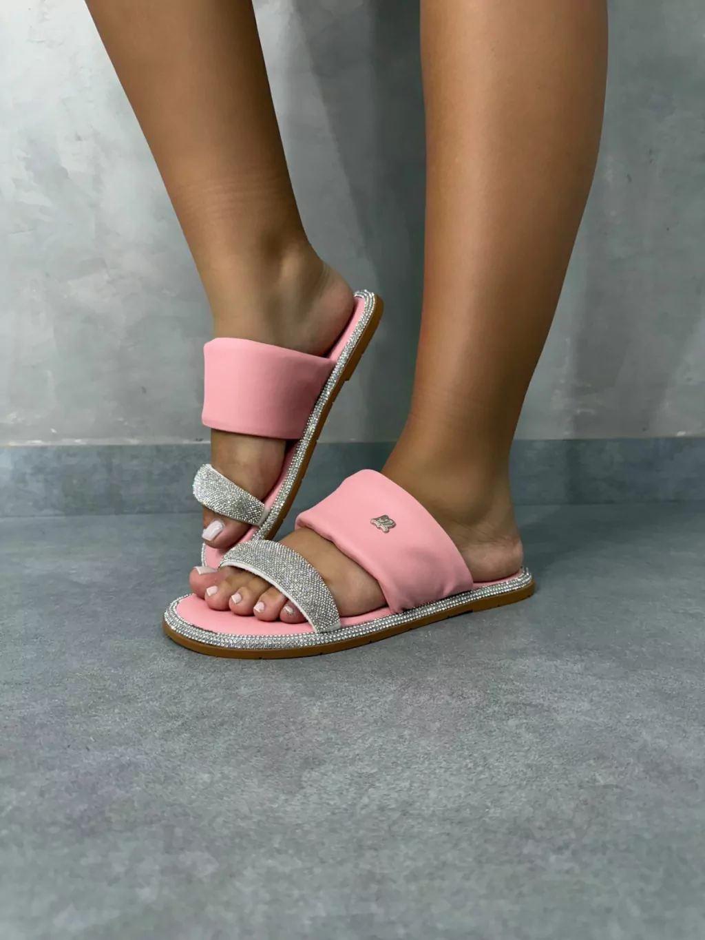 RASTEIRINHA CRYSTAL CHIC - ROSA CLARO