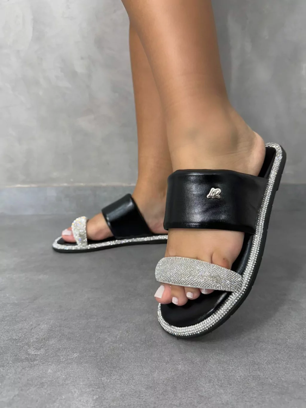 RASTEIRINHA CRYSTAL CHIC - PRETO