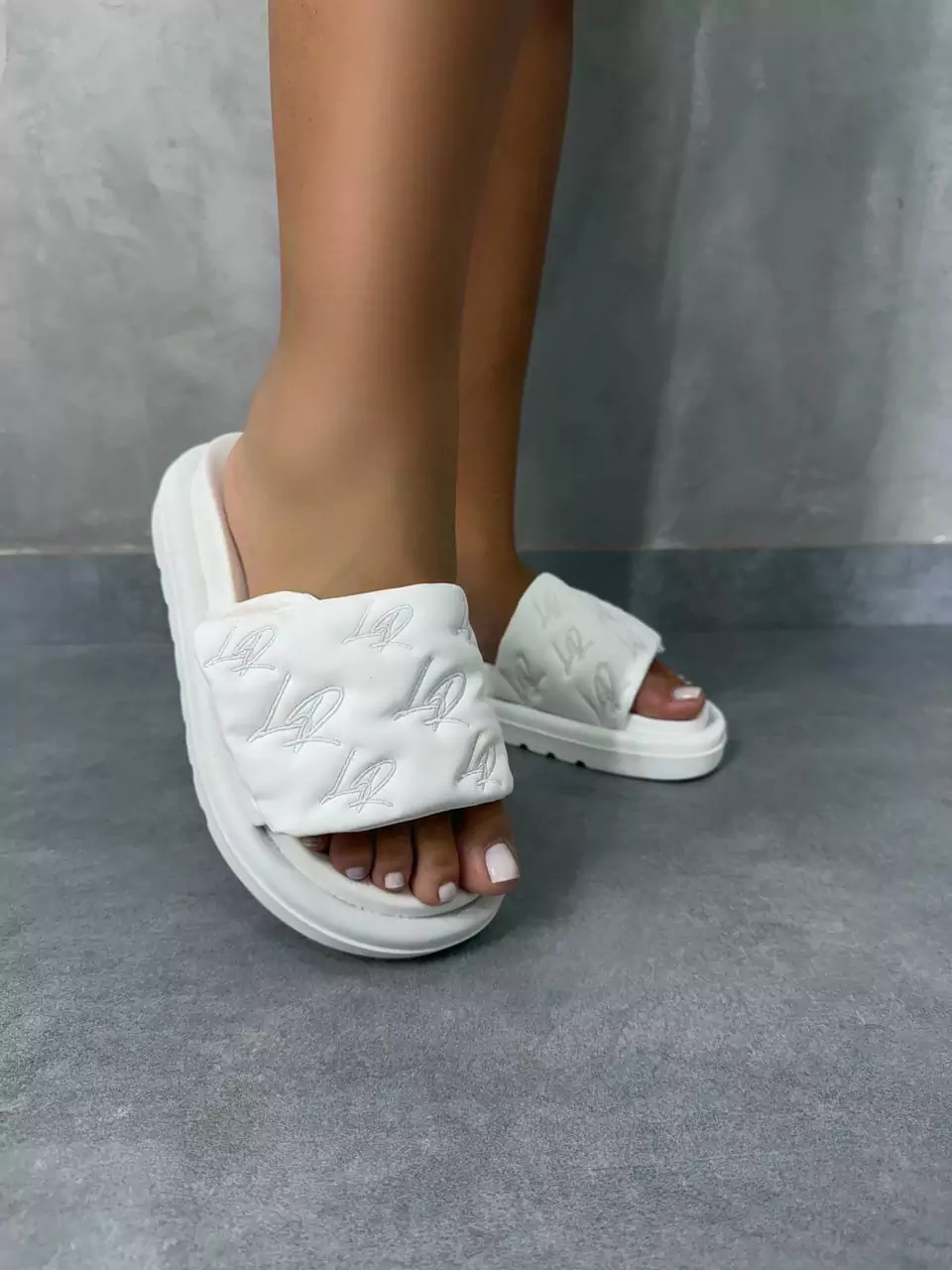 SLIDE VELCRO LR - BRANCO