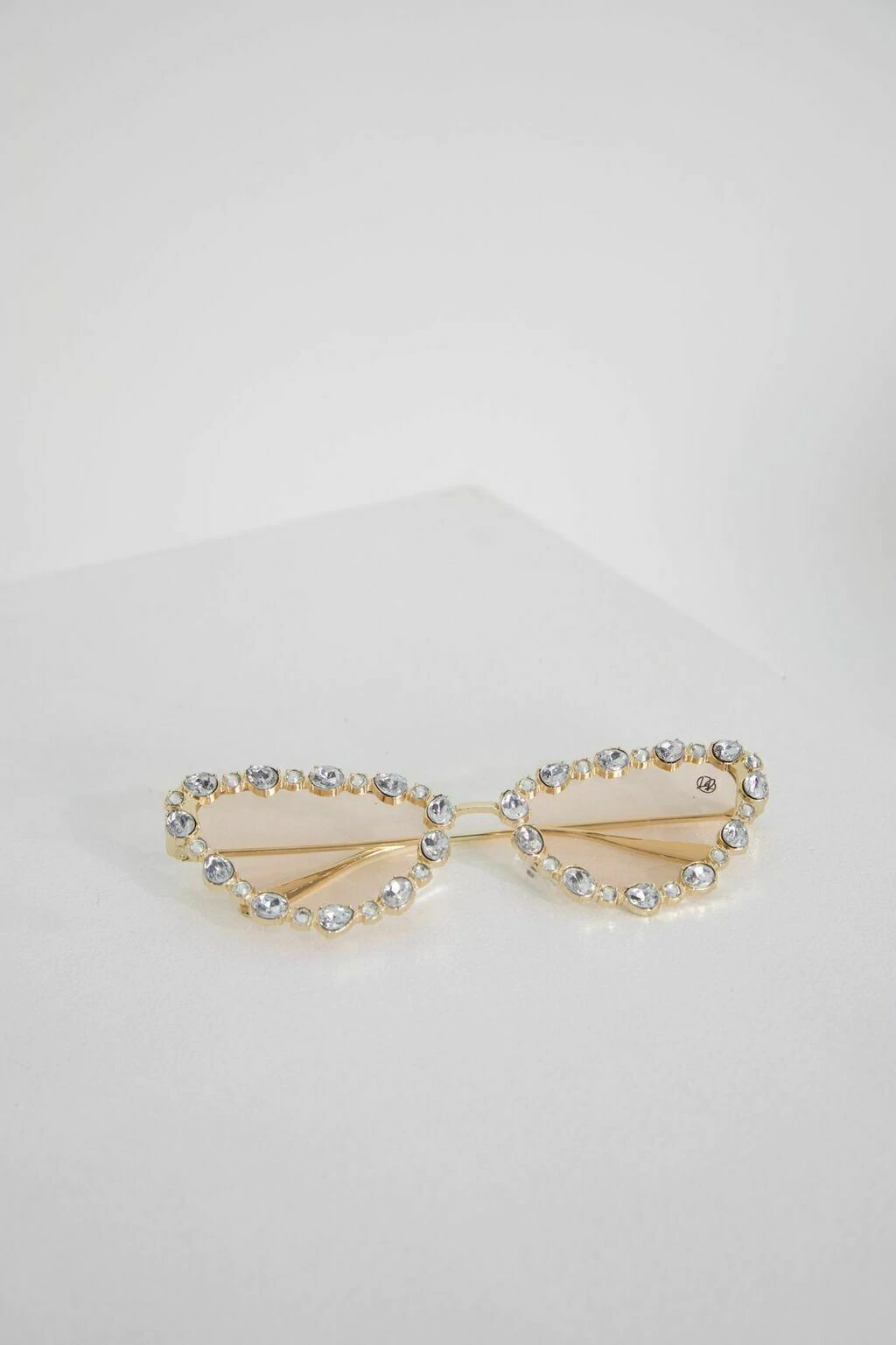 ÓCULOS GATINHO PEDRAS DE STRASS 001 - LENTE LARANJA