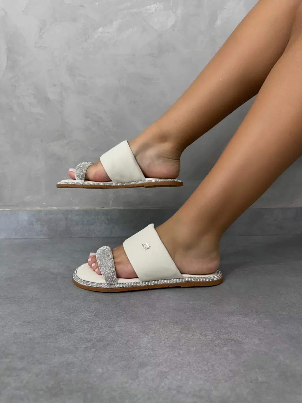 RASTEIRINHA CRYSTAL CHIC - BRANCO