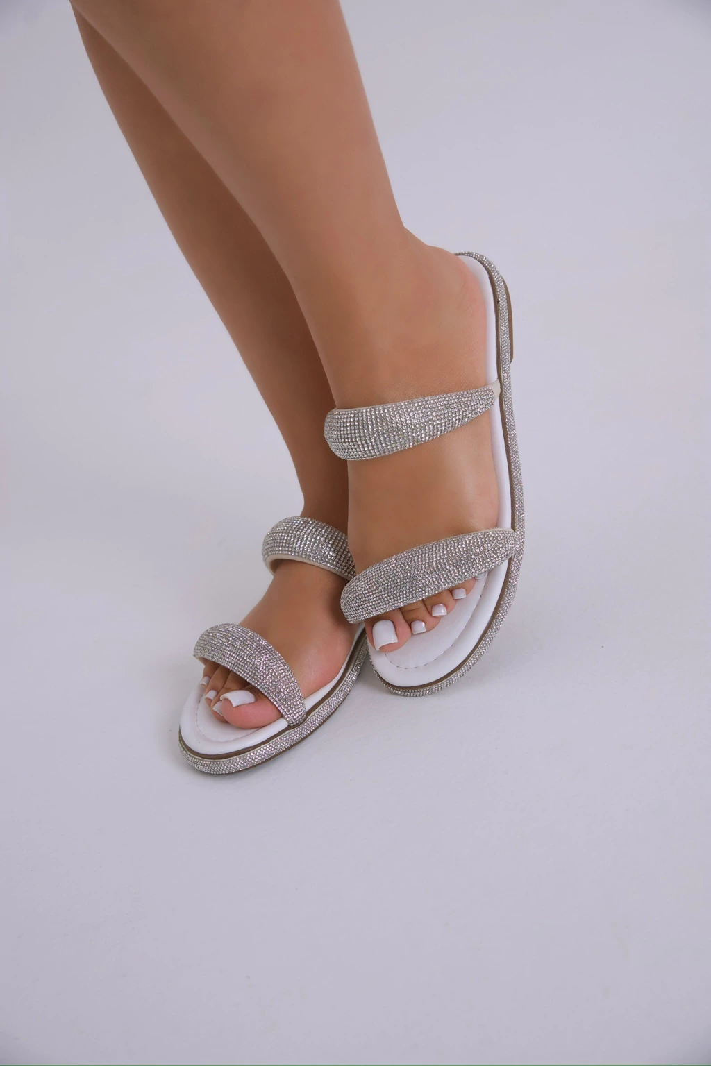 RASTEIRINHA BRILHO DUPLO - BRANCO