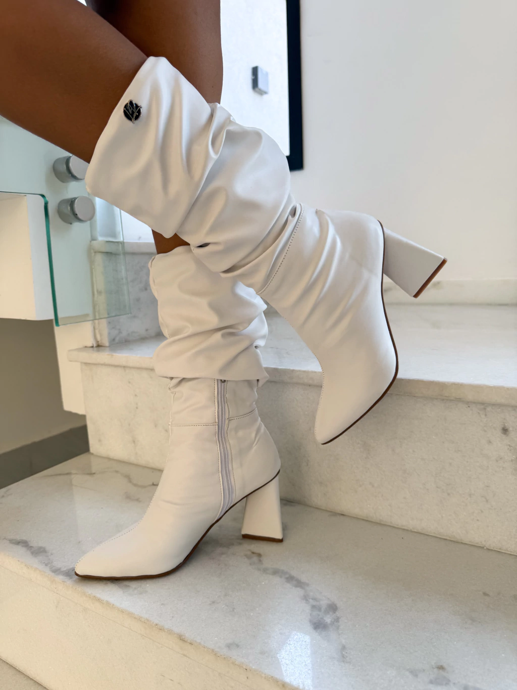 Bota Fromfrom Triângulo LR - BRANCO