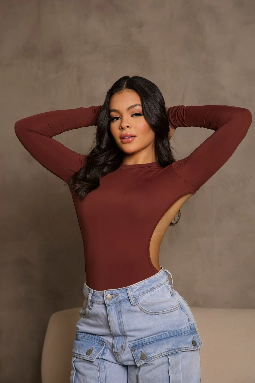 Body Costa Nua LR - MARROM