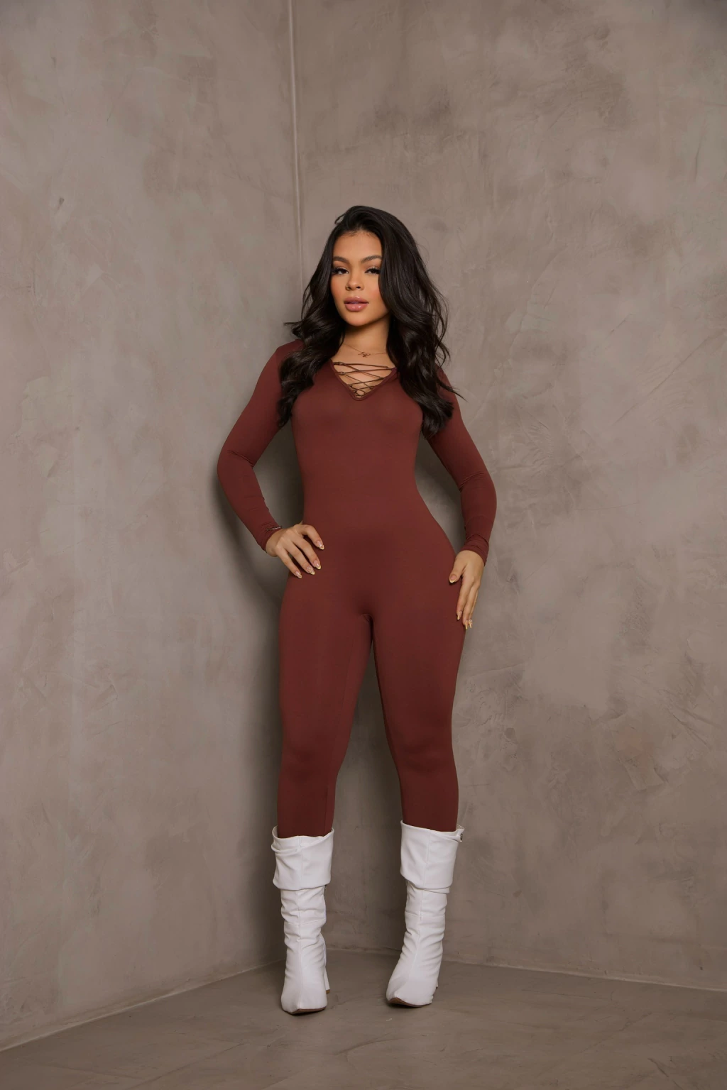 Macacão Amarração LR - MARROM